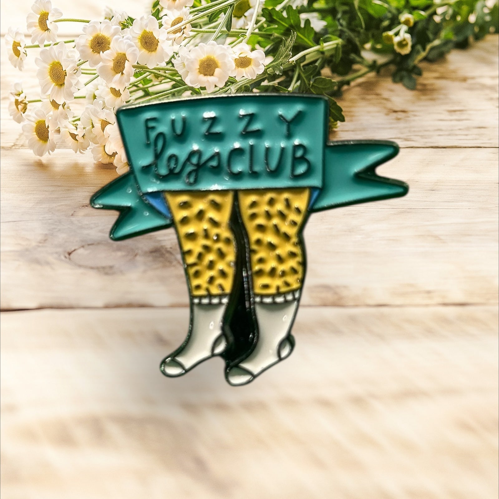 Pin Fuzzy Legs