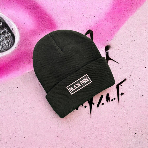 Beanie Black Pink